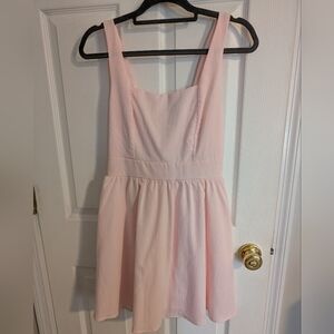 Francesca's Blush Pink Sleeveless Dress